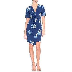 NWT Banana Republic Blue Floral Print Dress